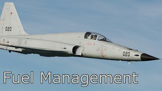 DCS F5E Fuel Management [upl. by Lynsey463]