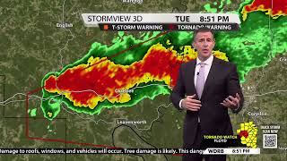 WDRB  Severe Weather Coverage  Evening of 572024 [upl. by Anialad575]