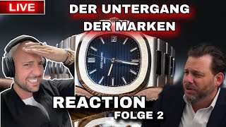 ROLEX PATEK UND AP Die Preise fallen ist das der UntergangReaction Livestream [upl. by Einnad]