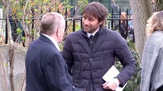 Sporting Stars Attend The Funeral Of Ray Wilkins [upl. by Thetisa685]