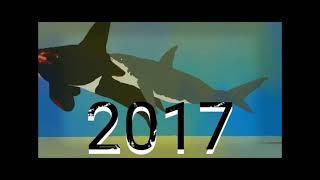 Orca Killer Whale vs Great white shark of Evolution 19772021 [upl. by Fredric620]