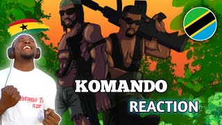 Ghanaian 🇬🇭 React To G Nako amp Diamond Platnumz  Komando Official Audio Komando diamondplatnumz [upl. by Derna629]