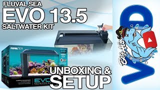 Fluval SEA EVO 135 Saltwater Kit Unboxing amp Setup  BigAlsPetscom [upl. by Chen896]