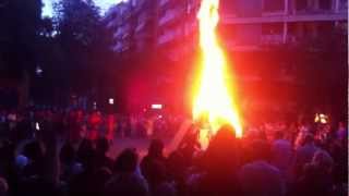 The feast of Sant Joan Barcelona June 23 2012 [upl. by Econah56]