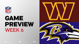 Washington Commanders vs Baltimore Ravens  2024 Week 6 Game Preview [upl. by Gregg]