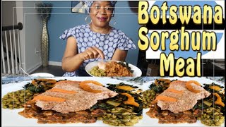 How To Cook Botswana Sorghum Porridge  Botswana Sorghum Meal [upl. by Tingley899]