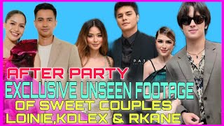 Exclusive UNSEEN VIDEO SWEET COUPLES KDLEXLOINIE amp RKANE AFTER PARTY OF PIRA PIRASONG PARAISO CAST [upl. by Apeed]