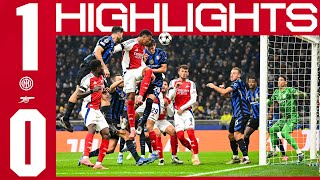 HIGHLIGHTS  Inter Milan vs Arsenal 10  Champions League [upl. by Phip]