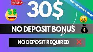 New 30 No deposit bonus 💰 with withdrawal proof 💲  Free 😉 [upl. by Ardnak304]