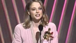 Jodie Foster Wins Best Actress  64th Oscars 1992 [upl. by Rebah]