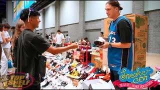 FREE OR 50FINESSED HIM FOR UNRELEASED SNEAKERSSPENDING OVER 1K ON JORDAN PES AT SNEAKERCON DC [upl. by Aiym188]