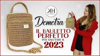 TUTORIAL BAULETTO con CERNIERA ALLUNCINETTO  quotDemetraquot una borsa unica 🤩 [upl. by Gilda780]