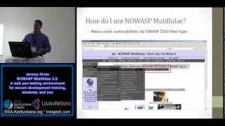 Introduction to OWASP Mutillidae II Web Pen Testing Environment KY ISSA Conference [upl. by Hannover]