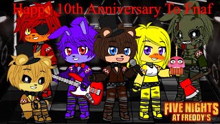 Happy 10th Anniversary To Five Nights At Freddy’s [upl. by Leis290]