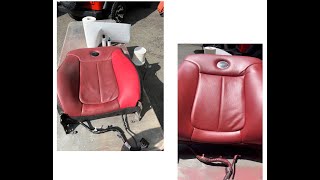 How to Refinish Recolor and Restore worn leather [upl. by Parke931]