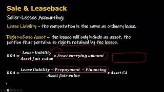 IFRS 16 Lease Accounting SCPARC Part 3 LEASEBACK [upl. by Nuhsal949]