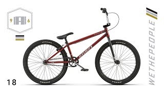 WETHEPEOPLE BMX Atlas 24quot 2018 Complete Bike [upl. by Oinotnas427]