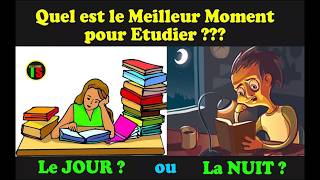 Le Meilleur Moment pour Etudier de Manière Efficace en Peu de temps  TemaStudy [upl. by Yekcor]