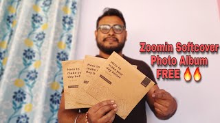 Zoomin 55quot Softcover Photo Album Unboxing Review amp Full Process Of Order In Hindi 🔥 [upl. by Annert59]