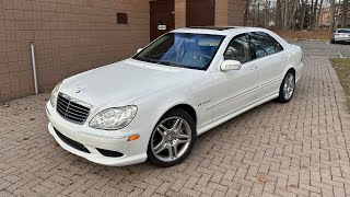 2003 Mercedes S55 AMG Low Mile 63000 Queen walk around [upl. by Nirehtak]