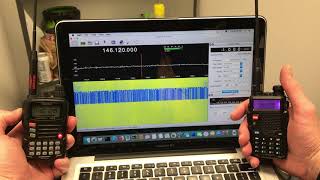 Quick Spurious Emissions Test Baofeng UV5R vs Yaesu VX6 Indoors [upl. by Penny]