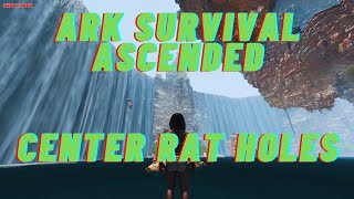 Center RAT HOLES arksurvivalascended gaming pvp [upl. by Grayson]