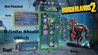 Borderlands 2 Gaige Infinite Shield Glitch 2019 [upl. by Akirdnwahs]