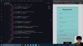 Formulario de registro y validación Parte 1  Principiante HTML CSS y JS [upl. by Yztim469]