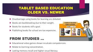 TABLETS FOR TEXTBOOKS IN SCHOOL [upl. by Enidlarej]