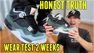 HONEST TRUTH WEAR TEST JORDAN 4 FEAR 2 WEEK WEAR [upl. by Demmahom]