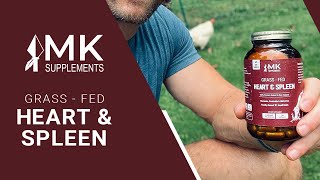 MK Supplements GrassFed Beef Heart amp Spleen [upl. by Ahsienod]