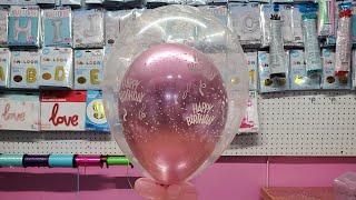 Double stuffed balloon easy way to make it🎈♥️‼️ [upl. by Fogarty655]