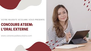 ATSEM CONCOURS EXTERNE ORAL CONSEILS [upl. by Inavoy]