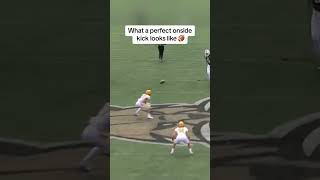 Michael Farkas shows us what a perfect onside kick looks like 🔥 shorts [upl. by Kushner429]