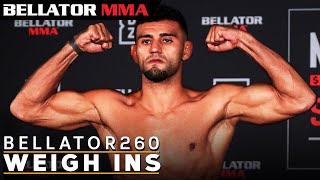 Weigh Ins  Bellator 260 Lima vs Amosov [upl. by Molly219]