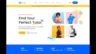 CREATING A LANDING PAGE WEBSITE DESIGN ON FIGMA HTML AND CSS [upl. by Ekralc978]