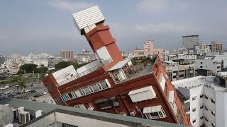 Terremoto a Taiwan le telecamere riprendono la terra che trema [upl. by Milton]