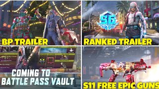 S11 FREE EPIC GUNS 2023  BATTLE PASS VAULT  BP S11 amp RANKED SERIES S6 TRAILER SEASON 11 SIREN SONG [upl. by Miranda]