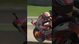 Marquez almost fell off the bike [upl. by Flight]