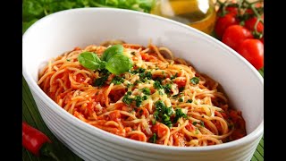 Spaghetti amatriciana  jak zrobić  Przepisypl [upl. by Ahsieit]