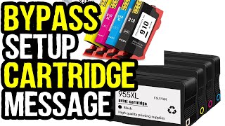 How to Bypass Use Setup Cartridges Message in HP Printer [upl. by Sly]