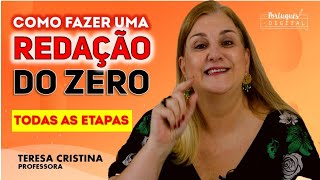 Como fazer uma redação do zero Acabe com a quotSíndrome da Folha em Brancoquot Aula imperdível [upl. by Indihar]