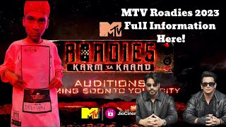 MTV Roadies Audition 2023  Form Filling  Registration  Location  All Information mtv roadies [upl. by Cralg]