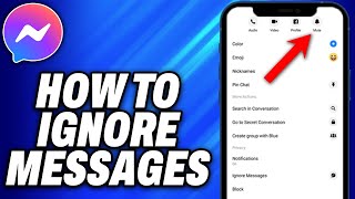 How To Ignore Messages On Messenger 2024  Easy Fix [upl. by Llenyl35]