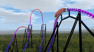 Supercharged Synthwave  Intamin Reimagination NoLimits 2 [upl. by Carleen]