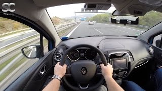 Renault Captur 15 dCi 2016 on German Autobahn  POV Top Speed Drive [upl. by Aneeb]