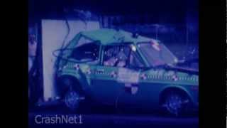 Ford Fiesta  1979  Rear Crash Test  NHTSA  CrashNet1 [upl. by Manfred84]