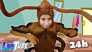 Viviendo 24h como Cucaracha LeoTube [upl. by Dani]