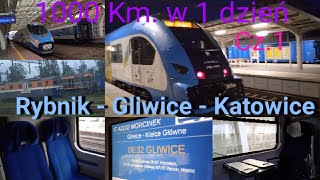 1000 Km w 1 dzień cz1 Rybnik  Gliwice  Katowice [upl. by Libbie87]