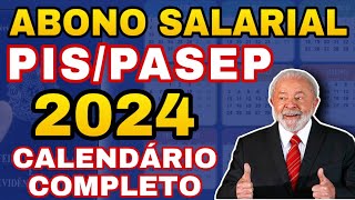 PISPASEP ABONO SALARIAL 2024 SAIU O CALENDÁRIO OFICIAL LIBEROU  VEJA AS DATAS DE PAGAMENTO [upl. by Ardet624]